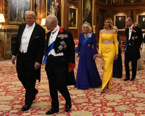 Royals Present Red Carpet Amid Protests; Jimmy Kimmel Pulled From Air Due To Kirk Comments