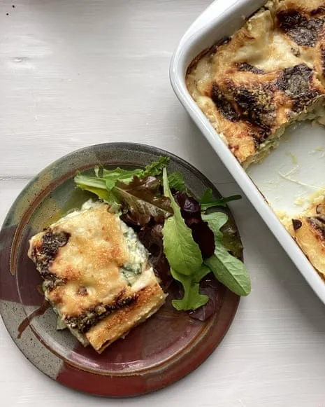 An Inspired Recipe for Lasagne with Zucchini and Three Cheeses